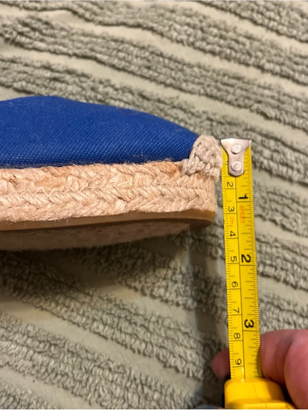 J. Crew Cobalt Blue Espadrille Wedge Pumps